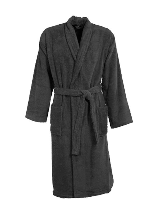 Nef-Nef Homeware Fresh Μπουρνούζι με Γιακά Anthracite