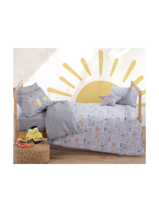 Nef-Nef Homeware Σετ Παιδική Παπλωματοθήκη Μονή με Μαξιλαροθήκη Velocity 160x240εκ.