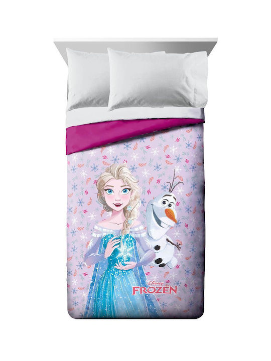 Disney Παιδικό Πάπλωμα Μονό με Γέμιση Microfiber Frozen Lilac 160x240εκ.