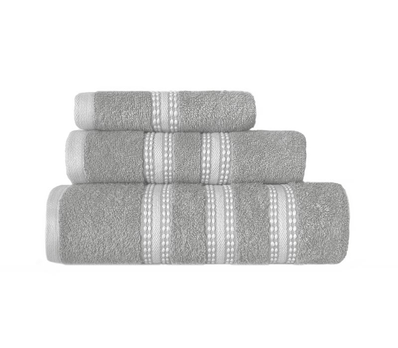 Nef-Nef Homeware Σετ Πετσέτες 3τμχ Promise Grey