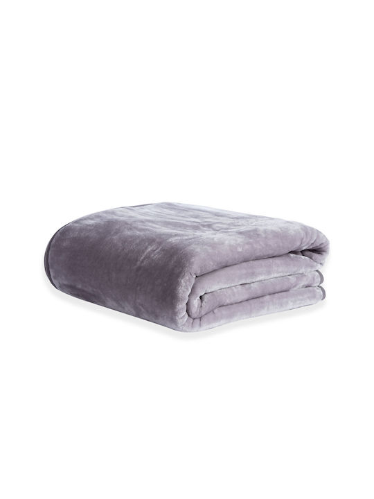 Nef-Nef Homeware Loft Κουβέρτα Μονή 170x220εκ. L.Grey
