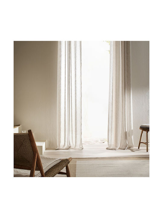 Gofis Home Κουρτίνα με Σιρίτι Combe 502 45 Elephant Grey 200x295εκ.