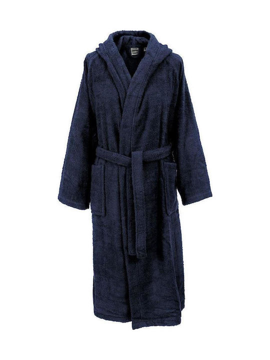 Dimcol 3010 Μπουρνούζι με Κουκούλα Navy Blue 420gr/m² 33121541001
