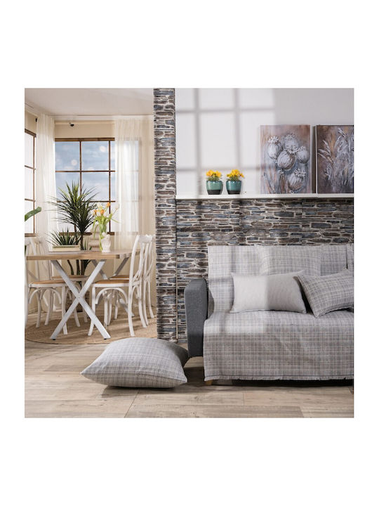 Teoran Ριχτάρι Urbino 04 Grey Τριθέσιο 180x300cm - Image 3