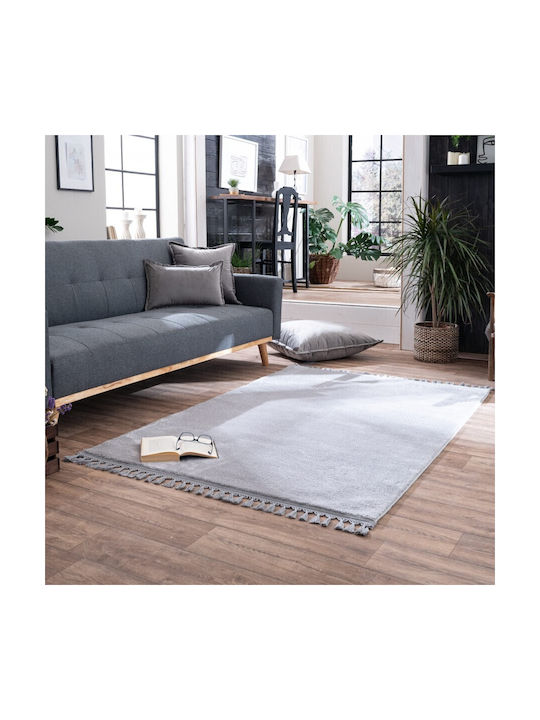 Teoran Softy New Χαλί Ορθογώνιο με Κρόσια 11 70x140cm