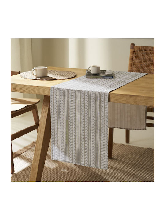 Gofis Home Ράνερ Βαμβακερό Ruthie Beige 577 Beige 37x160εκ.